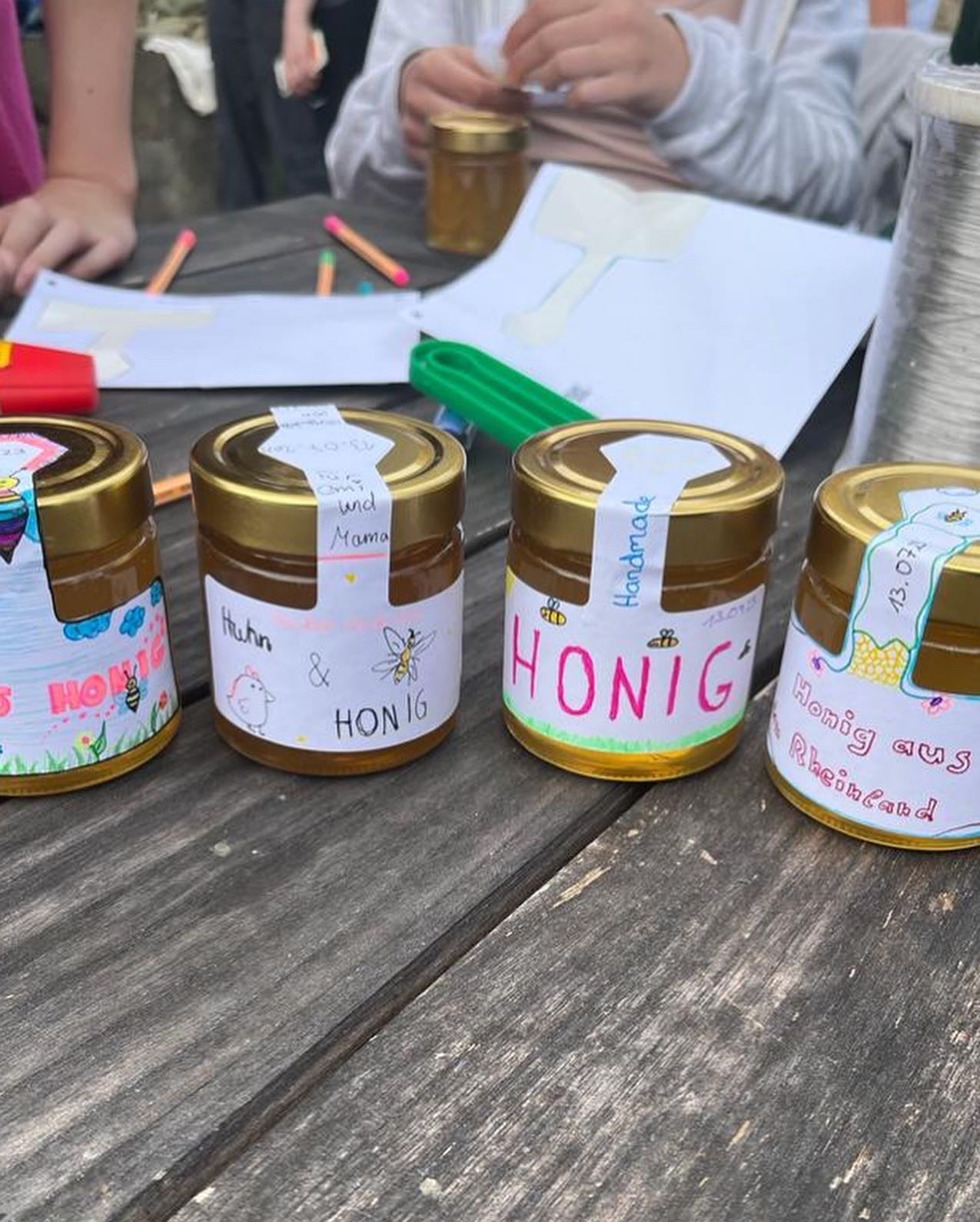 Kindergeburtstag in unserer Imkerei