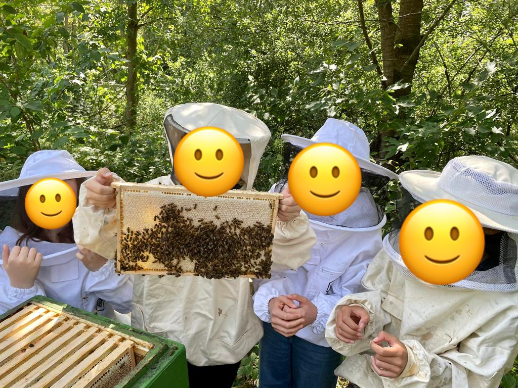 Kindergeburtstag in unserer Imkerei